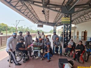Wheelchair Handball Team Leaves for Faisalabad Championship (1)