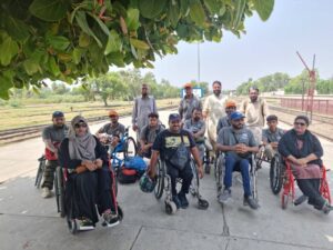 Wheelchair Handball Team Leaves for Faisalabad Championship (4)