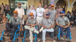 Wheelchair Handball Team Leaves for Faisalabad Championship (5)